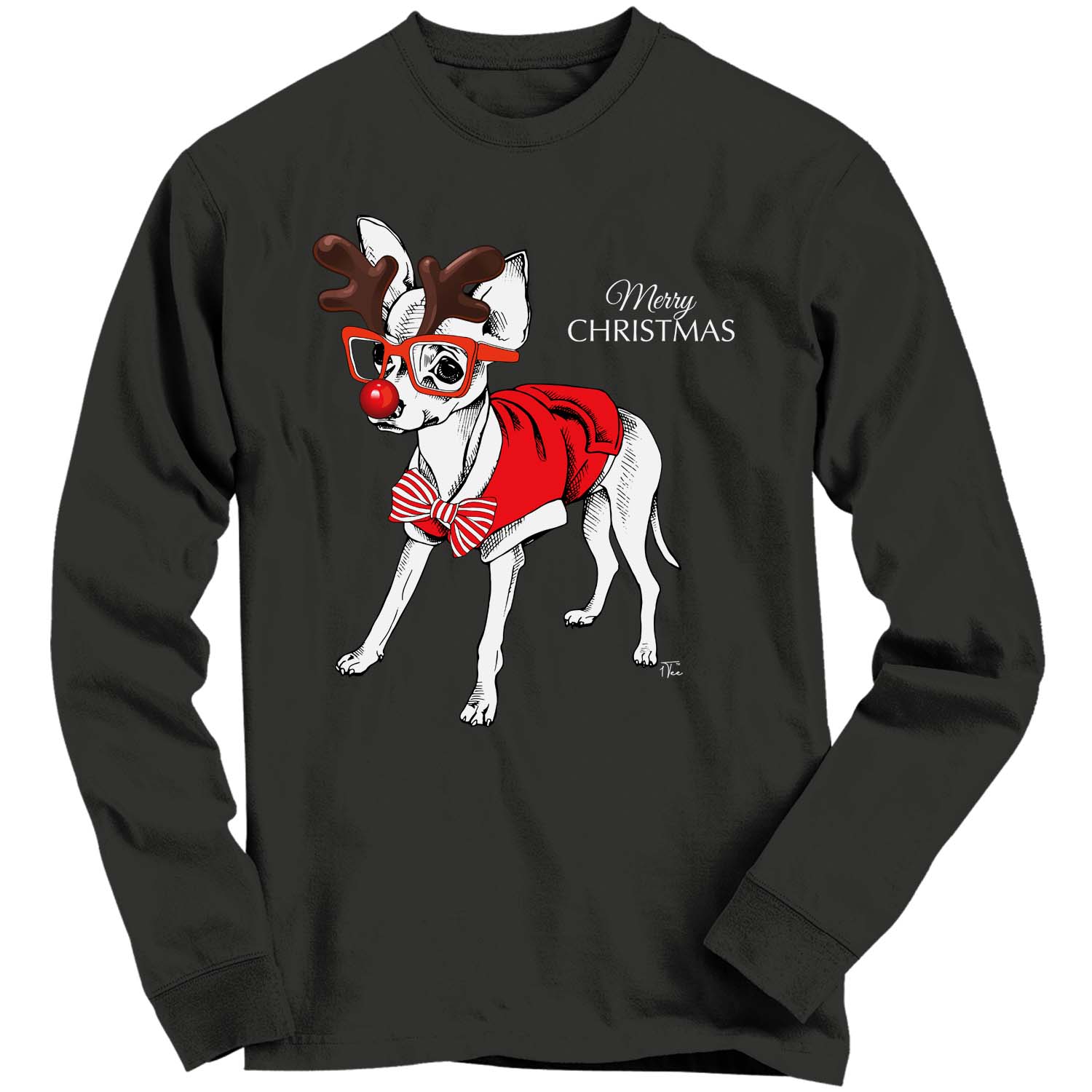 chihuahua christmas sweatshirt