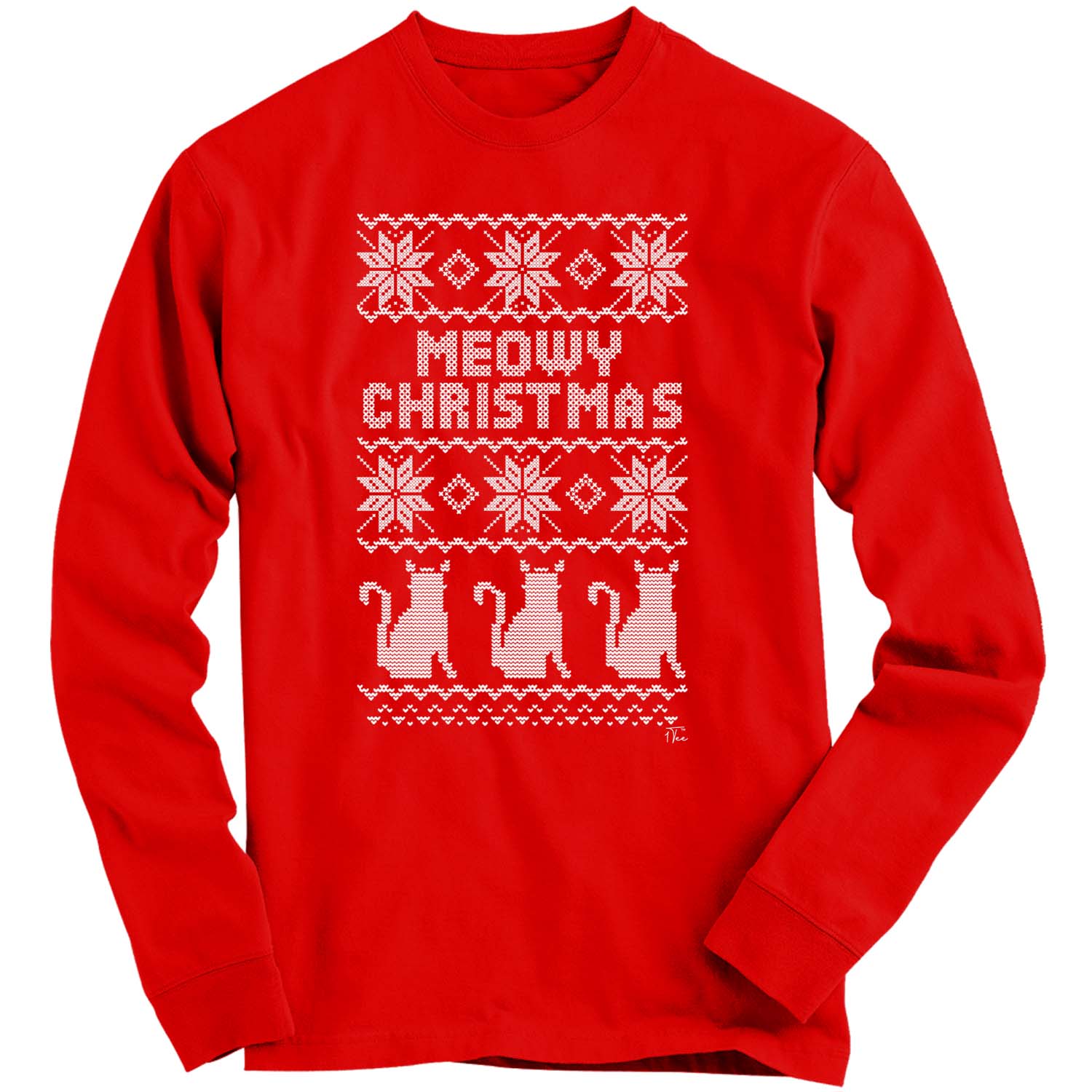 Meowy 2024 christmas sweatshirt