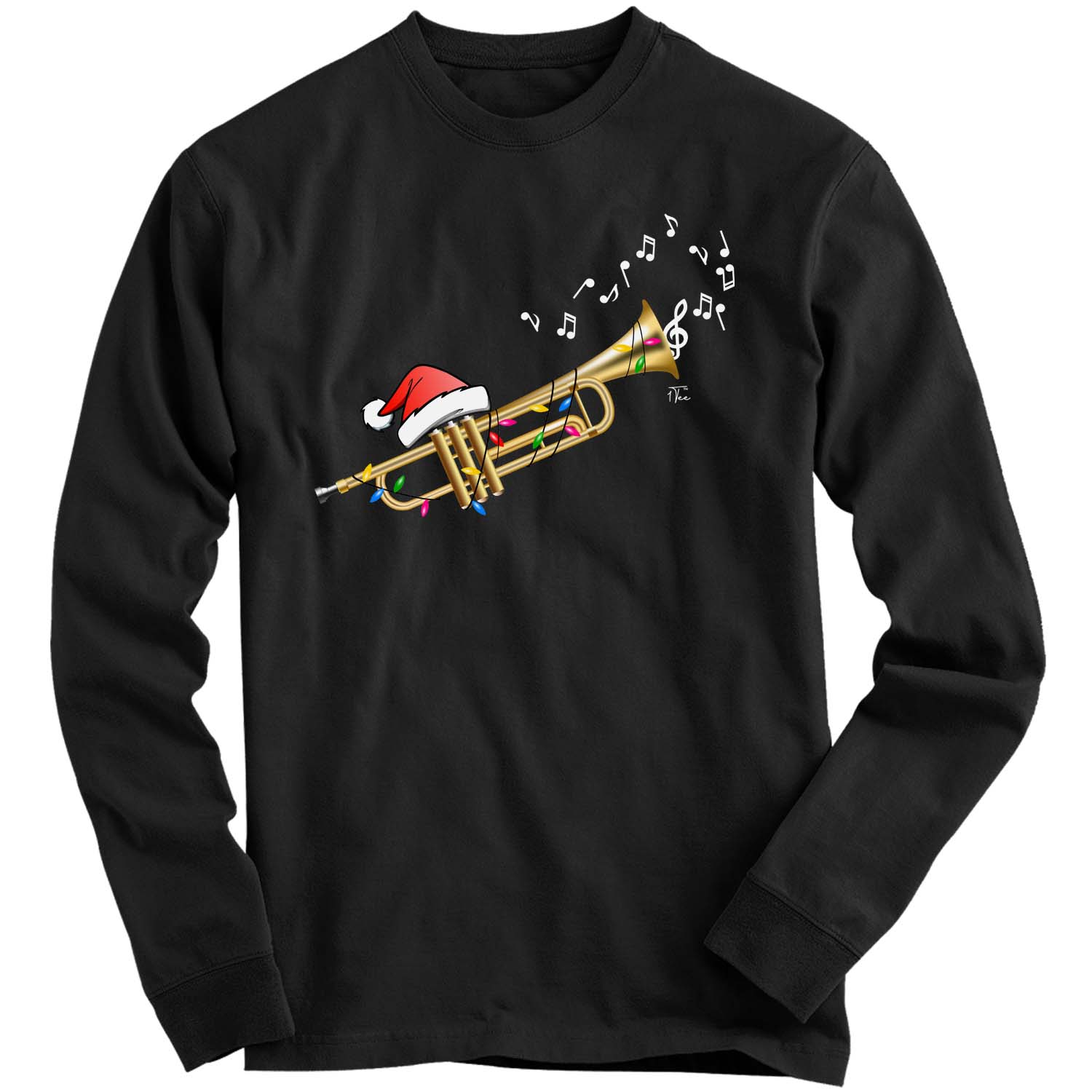 Trumpet T-Shirt 1Tee Kids Girls Christmas Music 